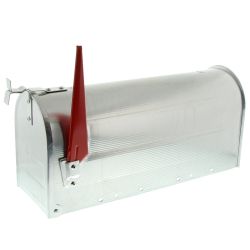 Amerikaanse brievenbus US Mailbox - aluminium zilver