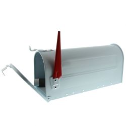 Amerikaanse brievenbus US Mailbox - aluminium wit