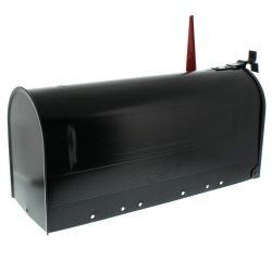 Amerikaanse brievenbus US Mailbox - aluminium zwart