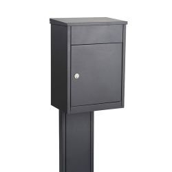 Pakketbrievenbus Allux 500 - antraciet