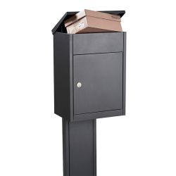 Pakketbrievenbus Allux 500 - antraciet