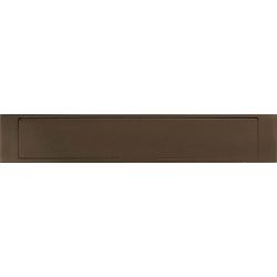 Formani Square LSQ380 briefplaat buiten massief brons
