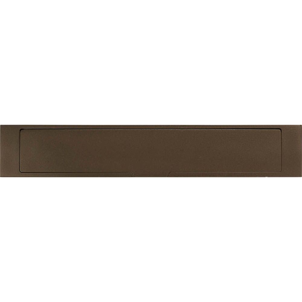 Formani Square LSQ380 briefplaat buiten massief brons