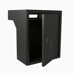 STOER! Flexibele postinbouwkast zwart 40-55cm