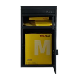 Brievenbus met pakketvak SafePost 45 - antracietgrijs