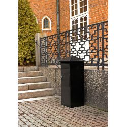 Vrijstaande XXL brievenbus SafePost 110 - zwart