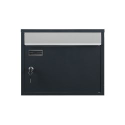 Brievenbus SafePost 910 - antracietgrijs/zilver