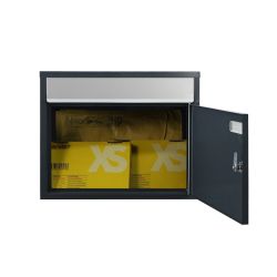 Brievenbus SafePost 910 - antracietgrijs/zilver