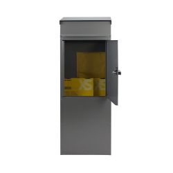 Vrijstaande brievenbus SafePost-Eurotrend 855 - zilvergrijs