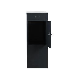 Vrijstaande brievenbus SafePost Tiamat 855 - antracietgrijs