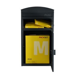 Brievenbus met pakketvak SafePost 48 - antracietgrijs