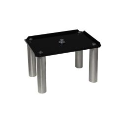 SafePost brievenbusstatief 300-E voor plaatsing in beton - zwart/RVS