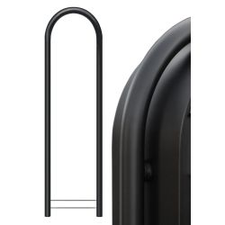 Brievenbusstatief Bobi Round - zwart