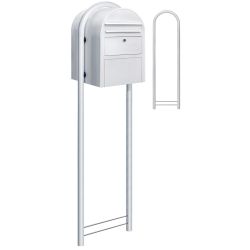 Brievenbus Bobi Swiss - wit
