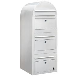 Brievenbus Bobi Trio - wit