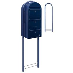 Brievenbus Bobi Trio - donkerblauw