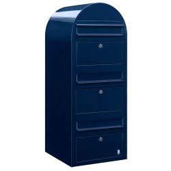 Brievenbus Bobi Trio - donkerblauw