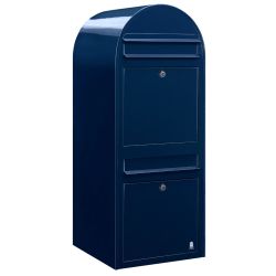 Brievenbus Bobi Duo - donkerblauw