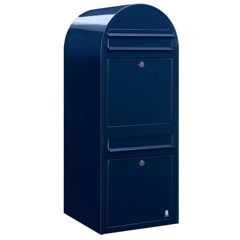 Brievenbus Bobi Duo - donkerblauw