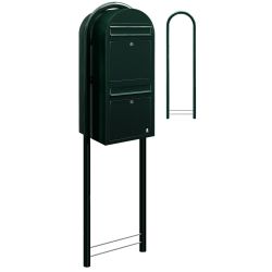 Brievenbus Bobi Duo - zwartgroen
