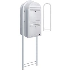 Brievenbus Bobi Duo - wit
