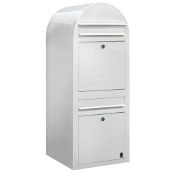 Brievenbus Bobi Duo - wit