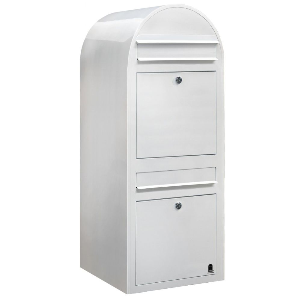 Brievenbus Bobi Duo - wit