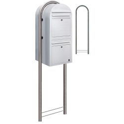 Brievenbus Bobi Duo - wit