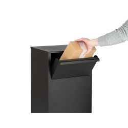 Pakketbrievenbus Stuttgart XL met cijferslot - mat zwart