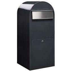 Brievenbus Bobi Jumbo - donkergrijs