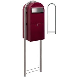 Brievenbus Bobi Jumbo - bordeauxrood