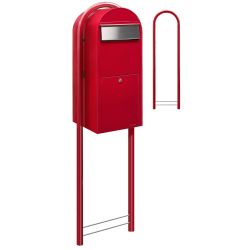 Brievenbus Bobi Jumbo - helderrood