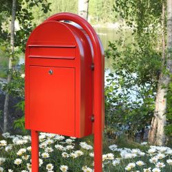 Brievenbus Bobi Classic - helderrood