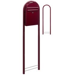 Brievenbus Bobi Classic S (slim) - bordeauxrood