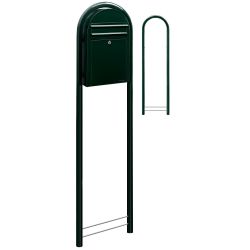 Brievenbus Bobi Classic S (slim) - zwartgroen