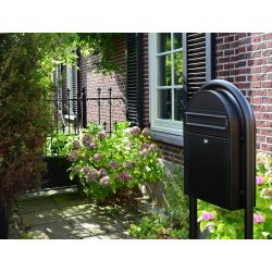 Brievenbus Bobi Classic S (slim) - zwart