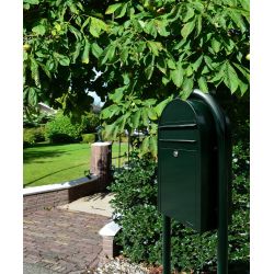 Brievenbus Bobi Classic S (slim) - zwart