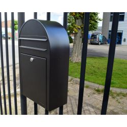 Brievenbus Bobi Classic S (slim) - zwart