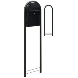 Brievenbus Bobi Classic S (slim) - zwart