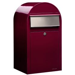Brievenbus Bobi Grande - bordeauxrood