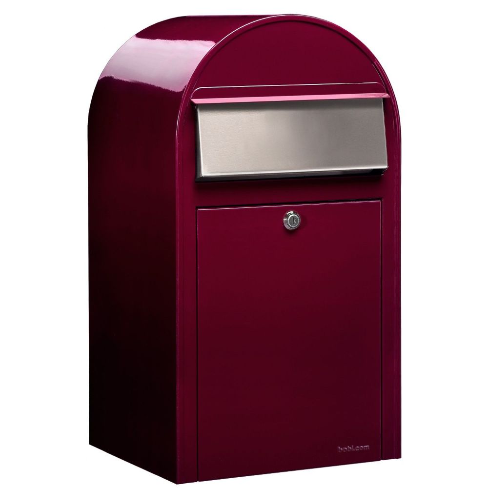 Brievenbus Bobi Grande - bordeauxrood