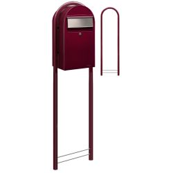 Brievenbus Bobi Grande - bordeauxrood
