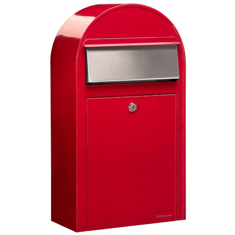 Brievenbus Bobi Grande S (slim) - helderrood