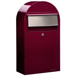 Brievenbus Bobi Grande S (slim) - bordeauxrood