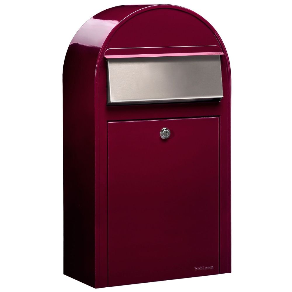 Brievenbus Bobi Grande S (slim) - bordeauxrood
