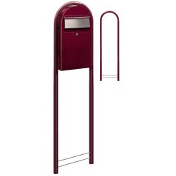 Brievenbus Bobi Grande S (slim) - bordeauxrood