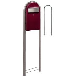 Brievenbus Bobi Grande S (slim) - bordeauxrood