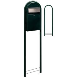 Brievenbus Bobi Grande S (slim) - zwartgroen