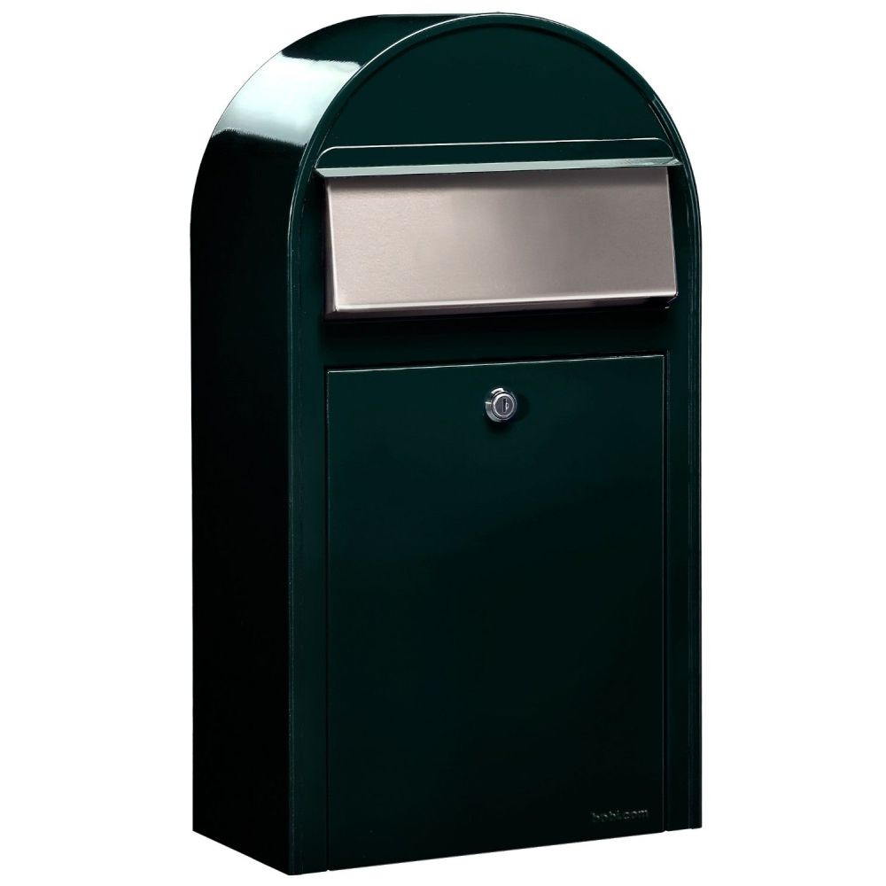 Brievenbus Bobi Grande S (slim) - zwartgroen