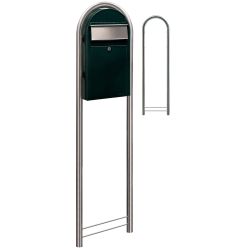 Brievenbus Bobi Grande S (slim) - zwartgroen